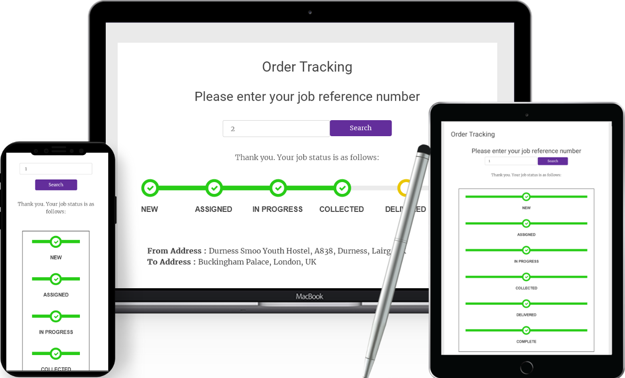 A delivery tracking wordpress plugin for courier or transportation websites