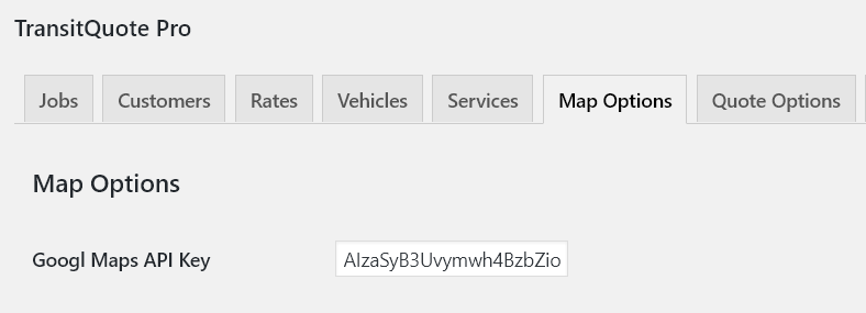 Add a Google Maps API Key